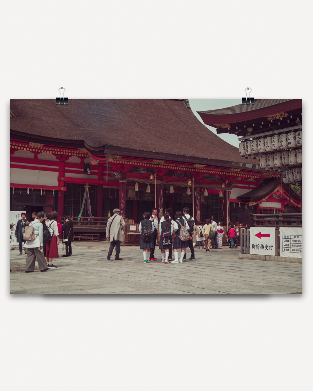 Cherry Blossom Festival at a Temple